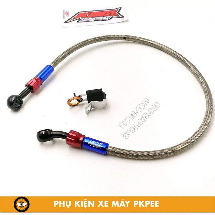 Dây Dầu King Drag Thailand Đầu Nhôm CNC Xoay 360 Gắn Được Nhiều Loại Xe