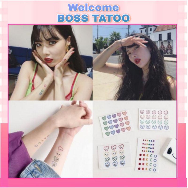 [DEAL] Hình xăm mini họa tiết hình học cá tính, ulzzang idol phong cách Hàn Quốc - Boss Tatoo