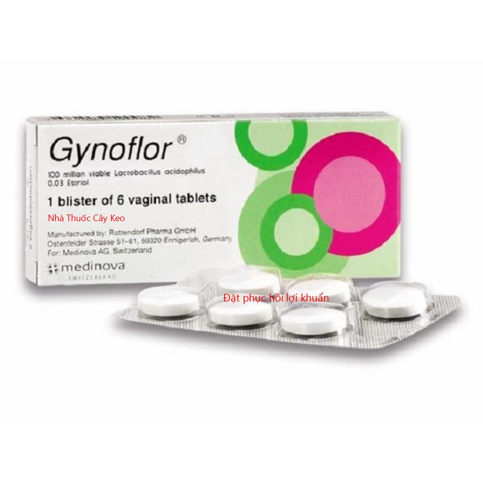 Gynoflo hộp 6 viên - hàng chính hãng medinova