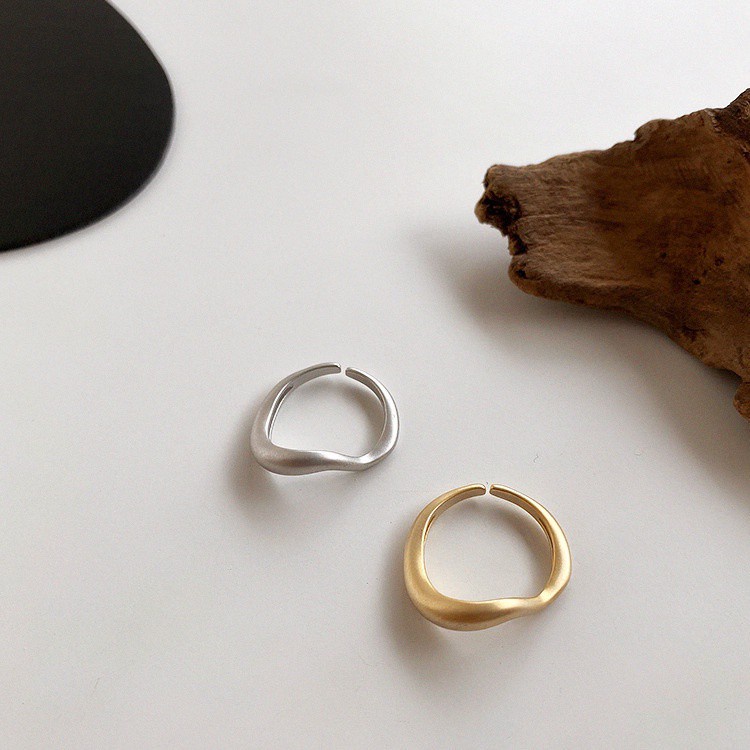 Nhẫn Bất Đối Xứng 191144Nhẫn Đeo Khớp Ngón Trỏ Dạng Mở Cá Tính Đơn Giản Cá Tính Có Thể Điều Chỉnh