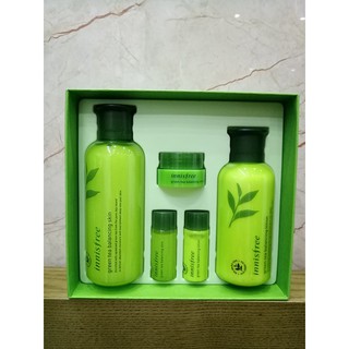 bộ sản phẩm dưỡng da trà xanh innisfree green tea