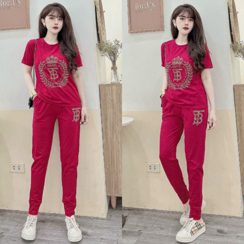 Đồ bộ nữ thời trang ép đá sang trọng
