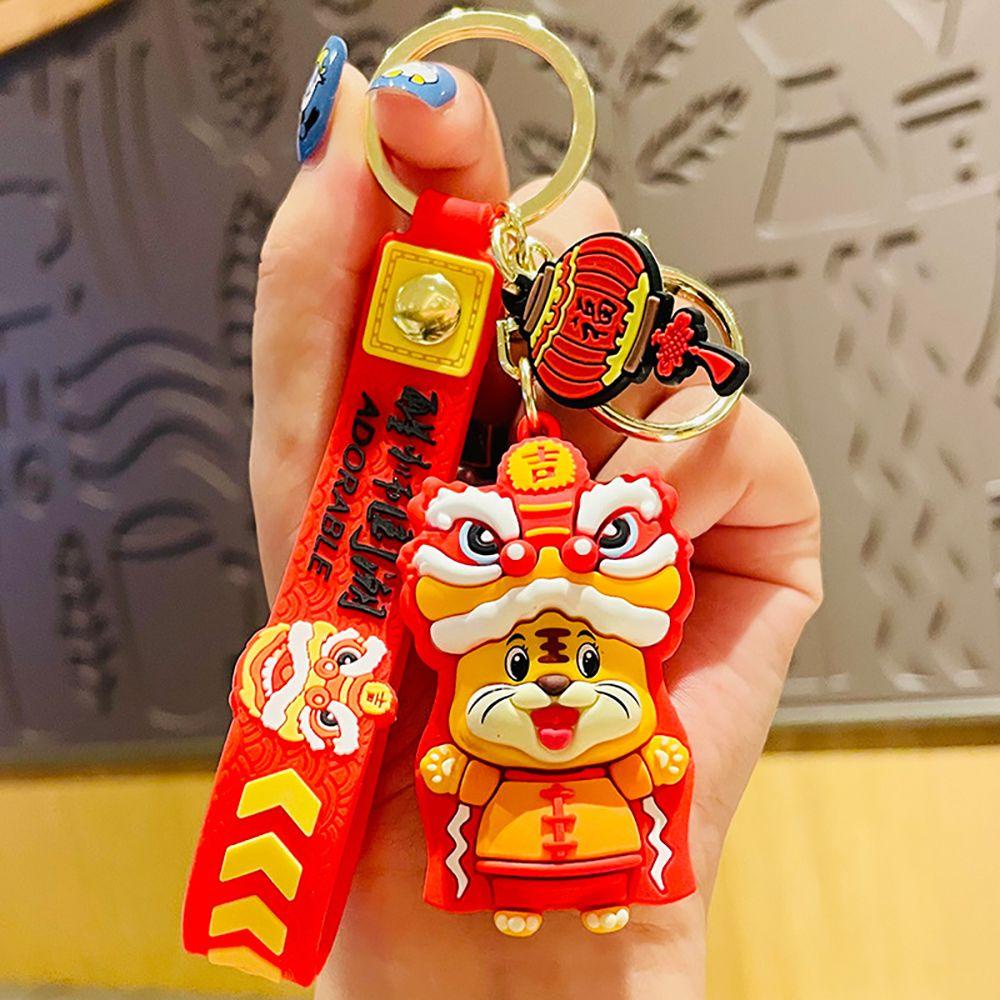 Móc Khóa Hình Hổ Hoạt Hình Sáng Tạo Dễ Thương