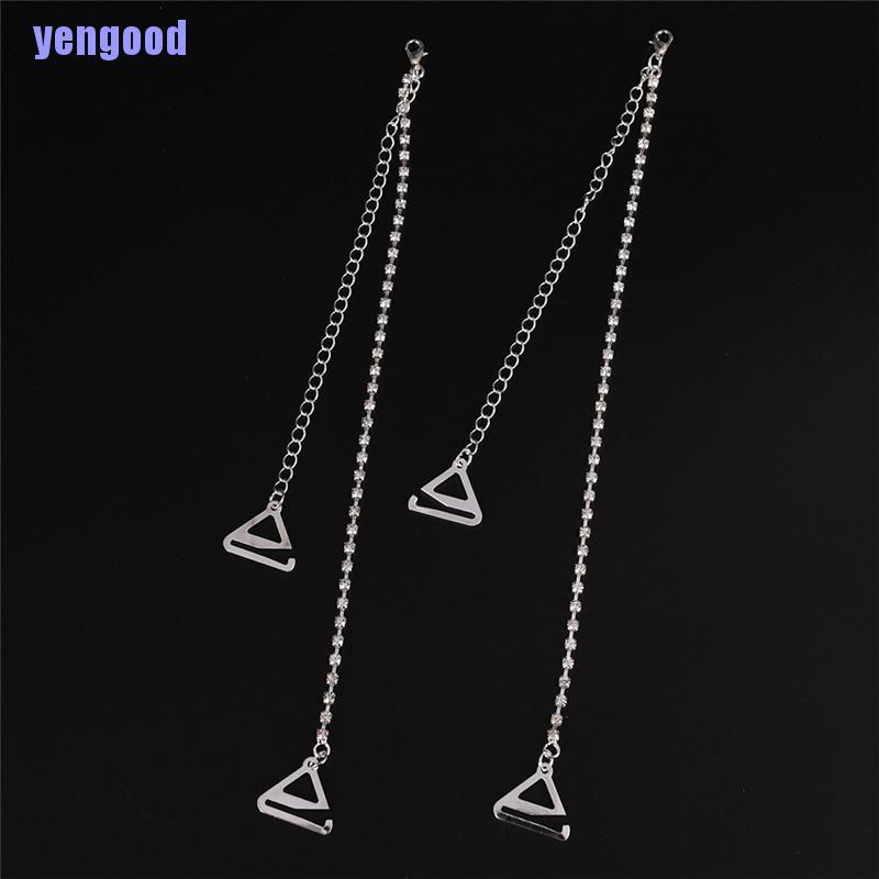 1 Bộ 1 / 2 Dây Áo Ngực Đính Đá Quyến Rũ Cho Nữ