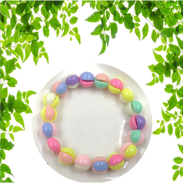10-25-50gam hạt nhựa 2 cạnh ghép nối 14mm màu pastel, làm đồ chơi cho bé
