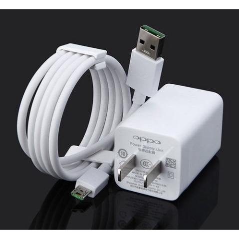 BỘ SẠC NHANH OPPO VOOC 4A F9  ZIN - CÁP VOOC MICRO