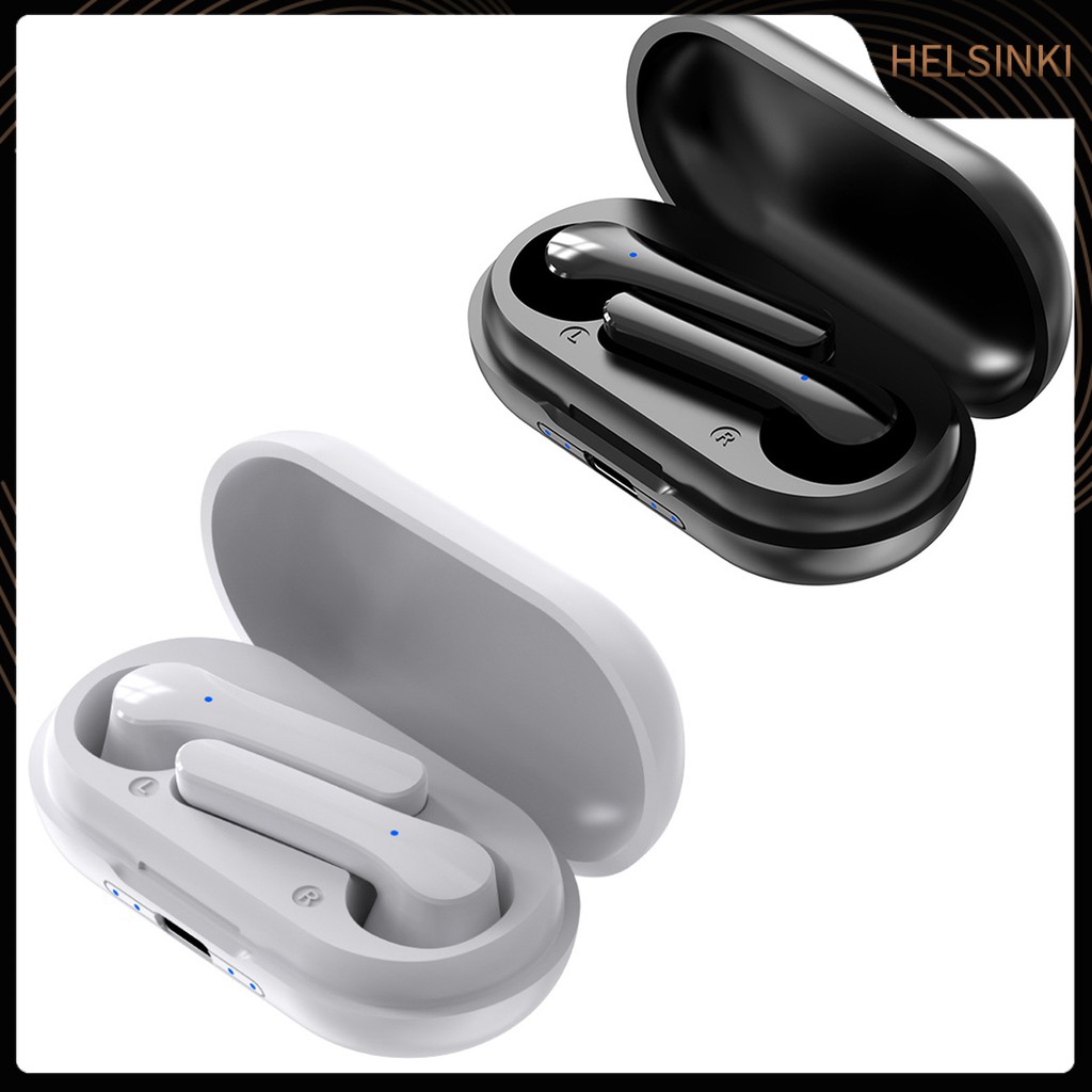 Tai Nghe Không Dây Hel + Y18 Tws Bluetooth 5.0 Chống Nước 9d Kèm Mic