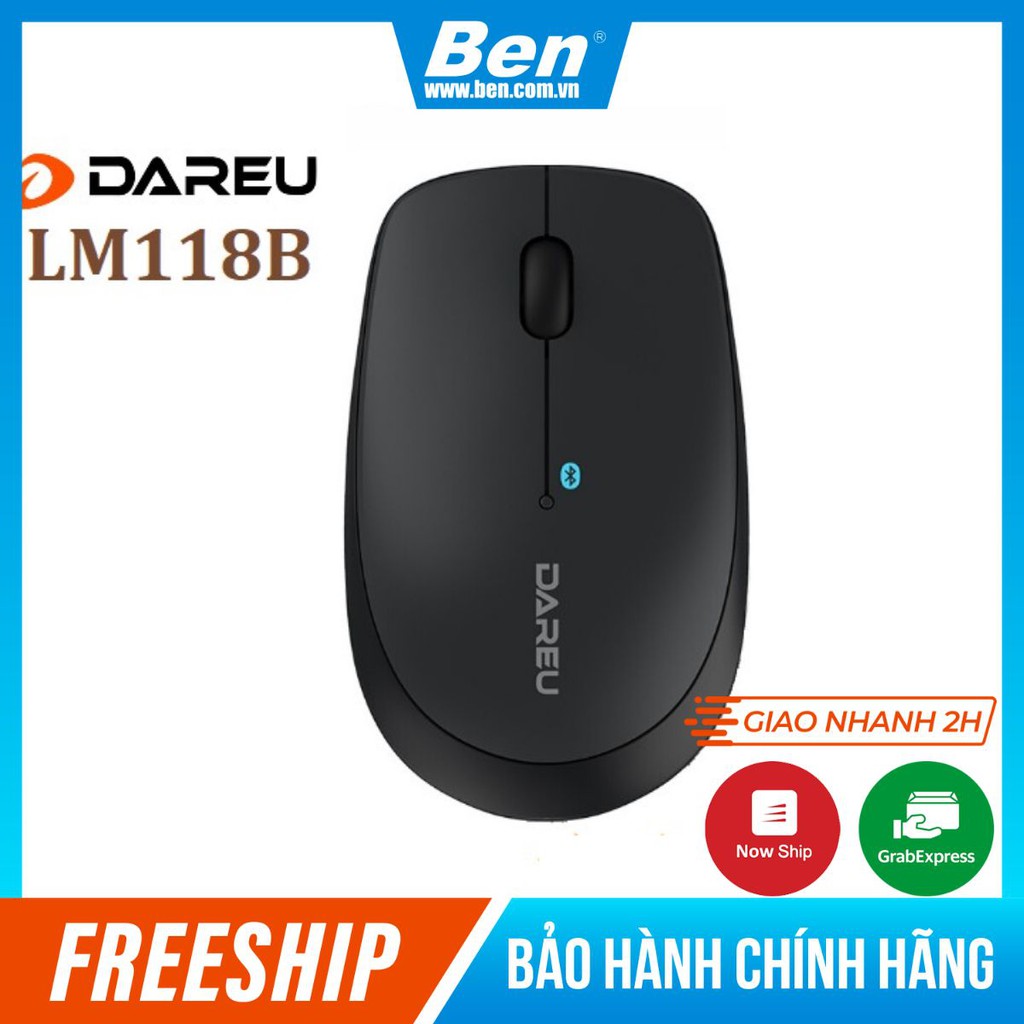 Chuột Bluetooth Dareu LM118B - Chuột không dây Bluetooth Dareu LM118B BH 24T