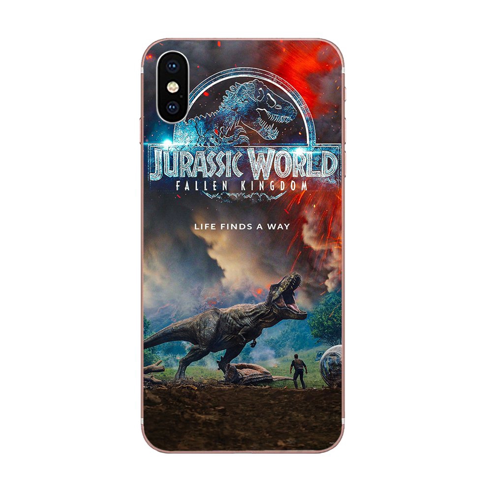 Thời Trang Ốp Điện Thoại Mỏng In Hình Phim Jurassic World Fallen Kingdom 2018 Cho Xiaomi Mi 9 A1 Redmi 3s 4a 4x 5 6a Note 4 5 7 Plus