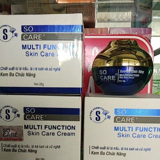 KEM đa chức năng SO CARE chiếc xuất từ lá trầu. lá trà tươi và củ nghệ