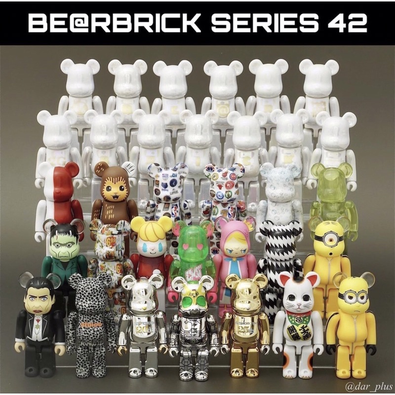 Mô hình Bearbrick Series 42. Hộp ngẫu nhiên ( phiên bản kỉ niệm 20 năm)