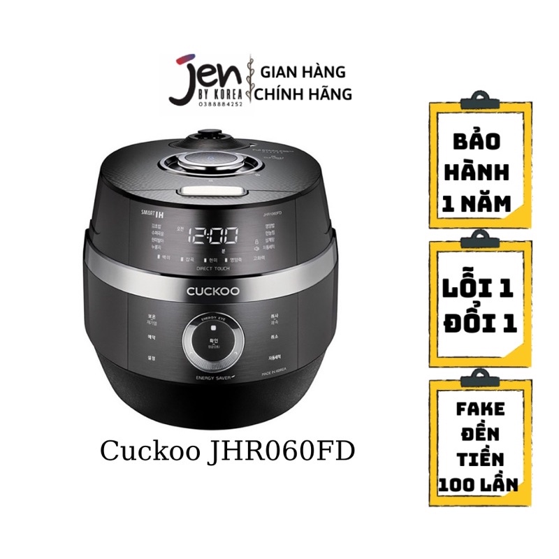 BẢO HÀNH - CHÍNH HÃNG Nồi Cơm Điện Cao Tần Cuckoo CRP JHR1060FD 1.8L (Nội Địa Hàn)