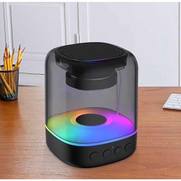 Loa Bluetooth Mini Đèn Led Đổi Màu E-3052 Âm Thanh Siêu Đỉnh, Bảo Hành 12 Tháng