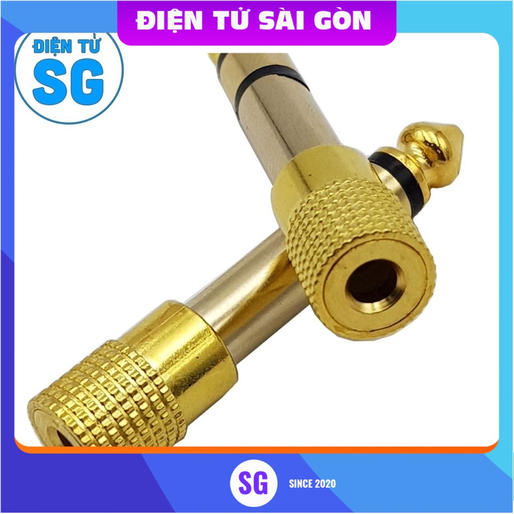 Đầu chuyển đổi jack âm thanh 3.5mm sang jack 6.35mm