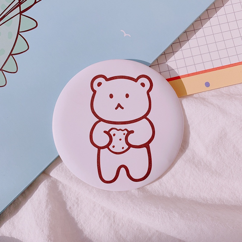 Gương Trang Điểm Mini Hình Tròn Nhỏ Gọn Dễ Thương Cho Bạn Gái