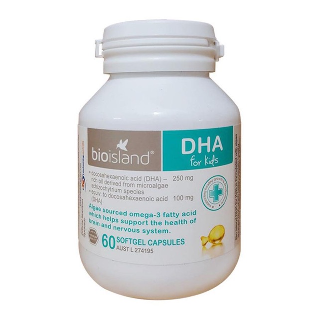 Viên uống dha bioisland cho bé