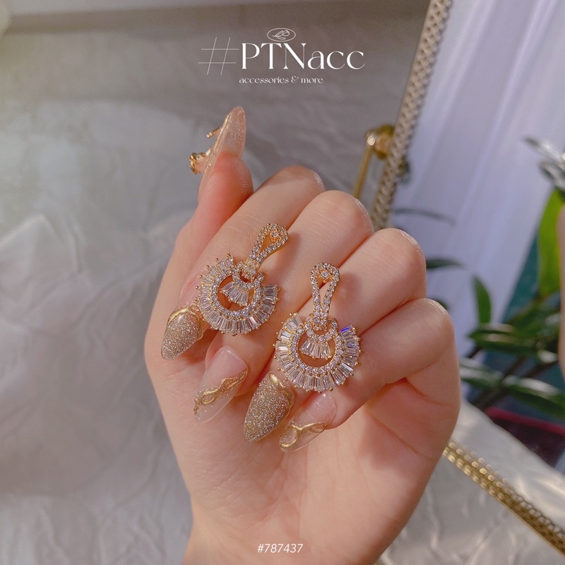 ᴾᵀᴺᵃᶜᶜ Bông tai bạch kim | B98251521.3