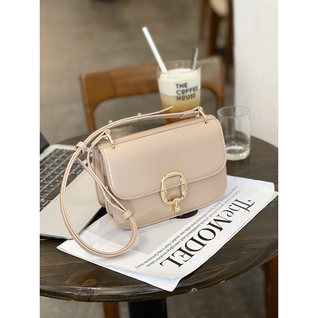Túi Xách Nữ Size 21 Đeo Chéo Hàn Quốc Mẫu Mới Sang Trọng Tinh Tế Có Nhiều Ngăn