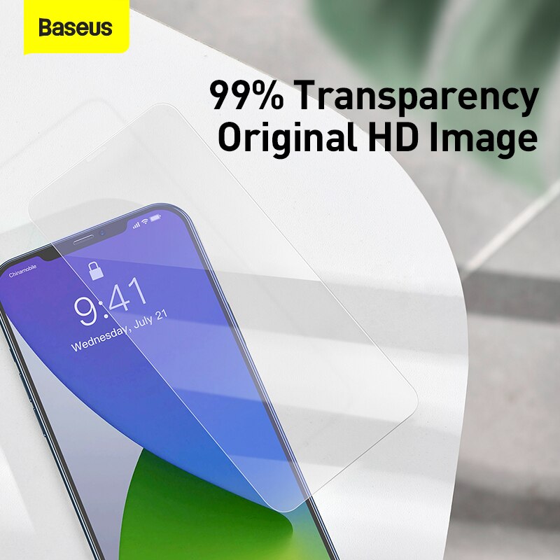 BASEUS Set 2 Kính Cường Lực 0.3Mm Siêu Mỏng 0.3Mm Cho IOS 12 Pro Max