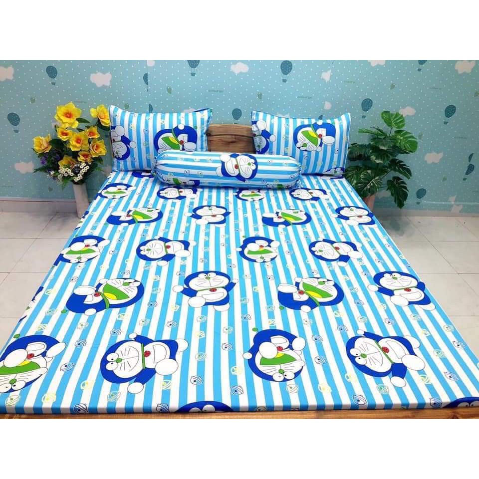 bộ drap cotton Thắng Lợi 100% cotton, 1m6*2m