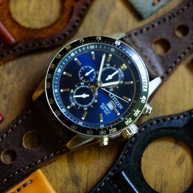 Dây Đồng Hồ Citizen Da Bò Thật - RAM Leather - P1 Bền Đẹp