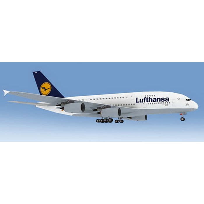 Mô Hình Máy Bay Giấy A380 Lufthansa