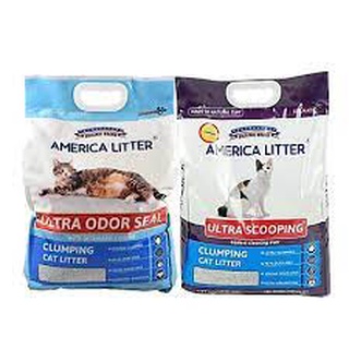 Cát mèo, Cát vệ sinh cho Mèo America Litter 10L khử mùi tốt