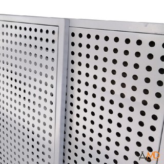Tấm thép tôn đục lỗ trang trí backdrop
