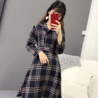 [Oder] Váy sơmi kẻ MORAN🍀