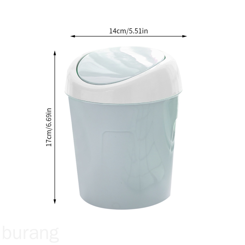 Thùng rác nhỏ nắp lật bằng nhựa đa năng cho phòng khách