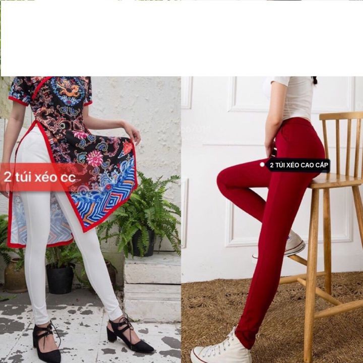 Quần Legging Cao Cấp 2 Túi Xéo Siêu Dày | BigBuy360 - bigbuy360.vn