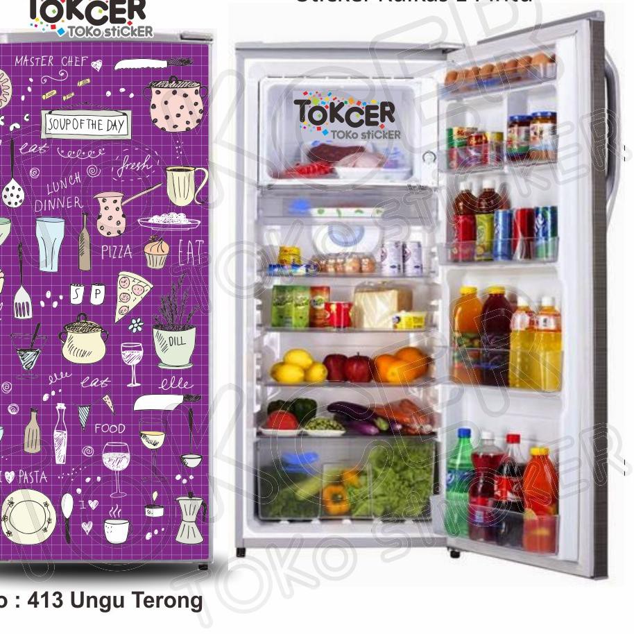 Miếng Dán Trang Trí Tủ Lạnh Tcq7S Masterchef Y60 1 Và 2 Cửa
