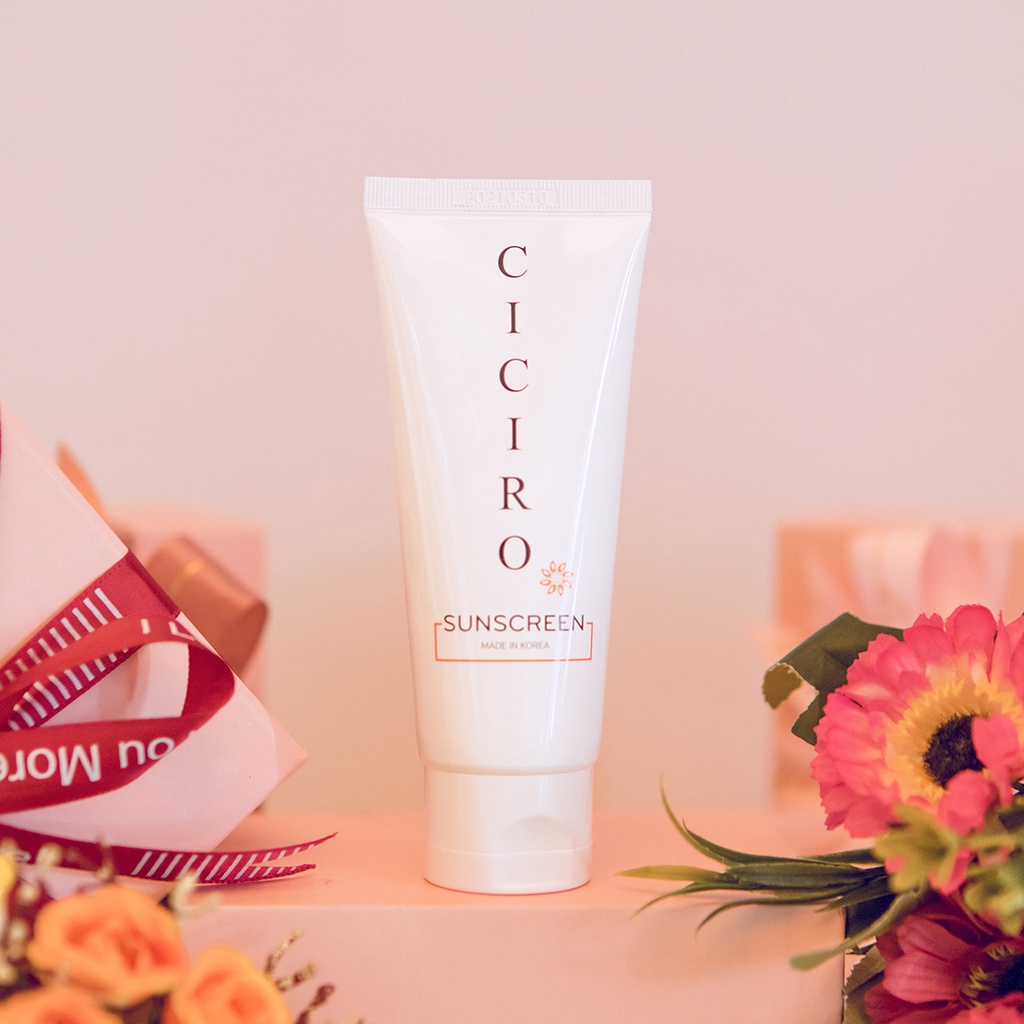 Kem chống nắng, sữa chống nắng bảo vệ da SPF50 PA+++ dịu nhẹ dùng được cho cả da nhạy cảm Ciciro Hàn Quốc 100ml