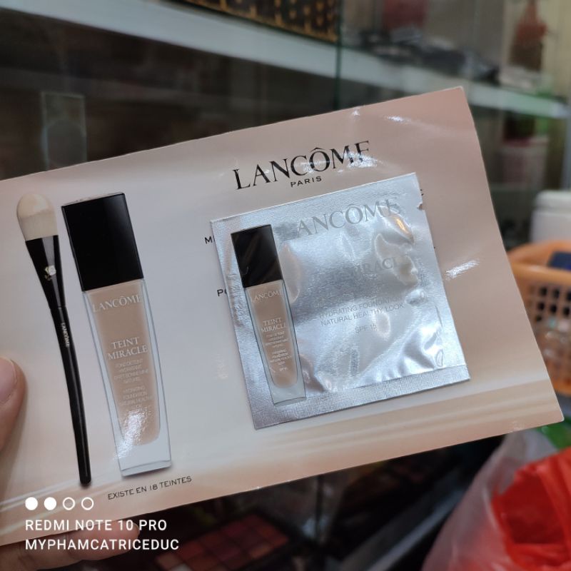 Sample kem nền mẫu thử kem nền Lancome