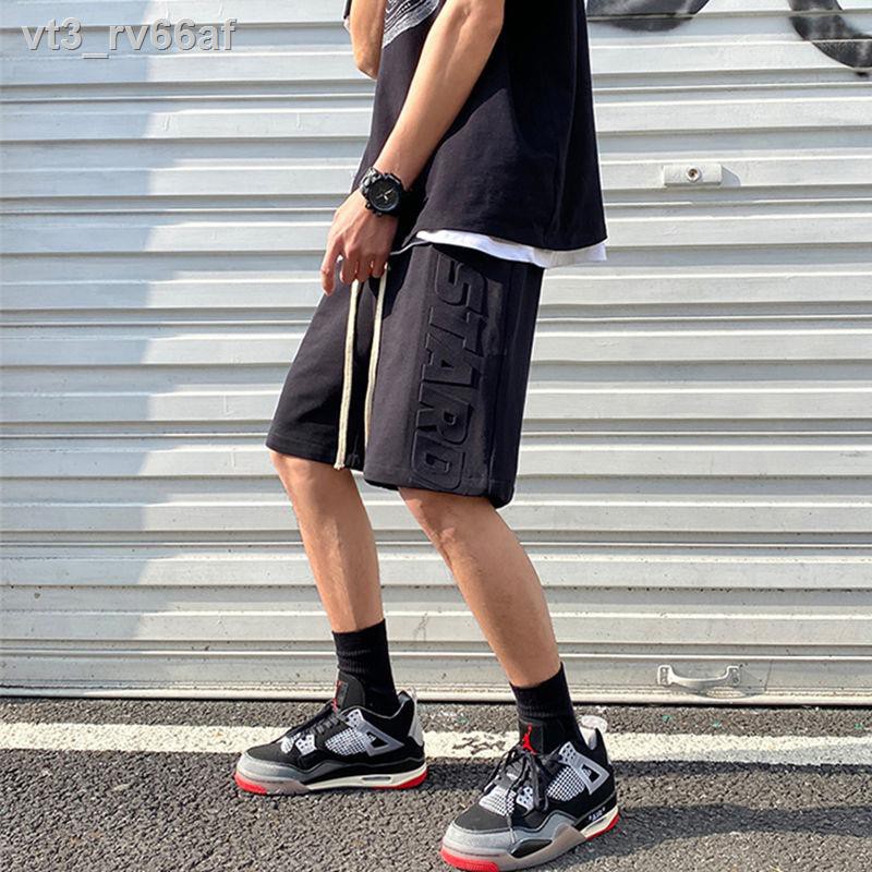 quần short mùa hè nam ống thẳng mặc bên ngoài thương hiệu hợp thời trang mỏng bóng rổ thể thao đa năng năm điểm gi
