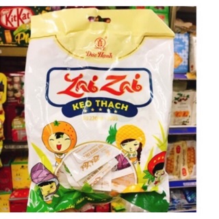 Thạch ZaiZai Đức Hạnh Vị Hoa Quả Túi 400gram đồ ăn vặt