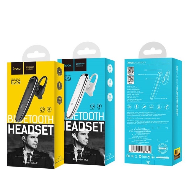 ✔NOWSHIP MỚI  ✔Tai nghe bluetooth Không dây Hoco E29 - Có MIC pin lâu-giá rẻ- đẹp bền - Tai nghe 1 Bên tai