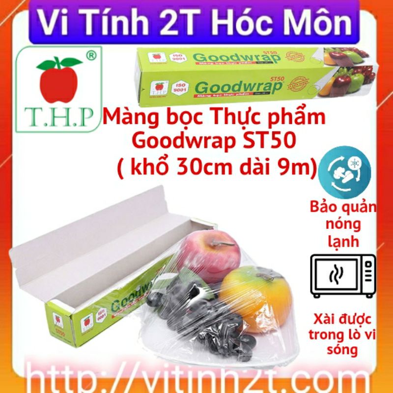 Cuộn màng bọc thực phẩm Goodwrap ST50 (30cm x 9m) chính hãng Tuyền Hưng Phú