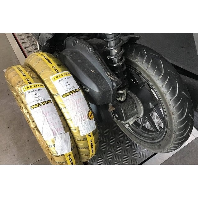 Vỏ xe Dunlop D115 90/90-14 Air Blade, Click Thái, Vario 150