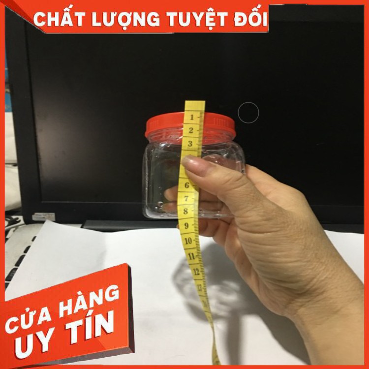 Com bo 10 Lọ nhựa vuông đựng gia vị nắp vặn kín 150ml