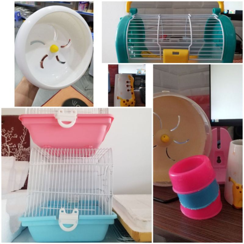 Lồng và phụ kiện hamster đã qua sử dụng