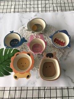 Bát ăn dặm sợi tre SKIDS Coeco