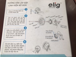 Bố thắng sau Elig cho xe Suzuki