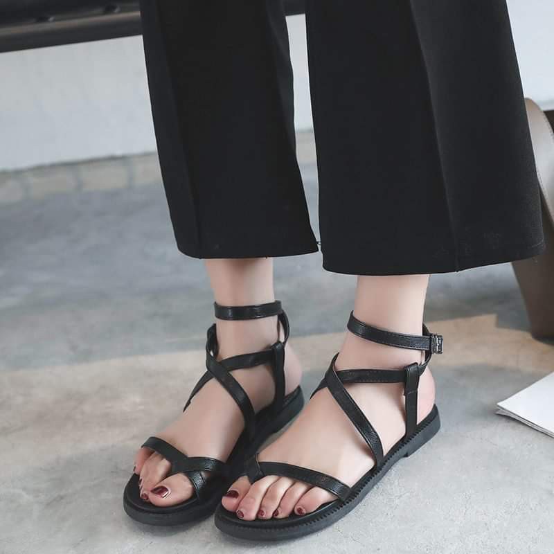 Giày sandal đế bệt xỏ ngón có size lớn 35-41 OYO|S1