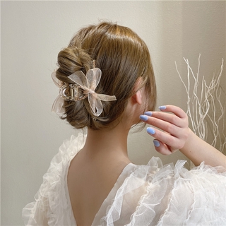 Kẹp Tóc Lưới Nơ Thời Trang Hàn Quốc