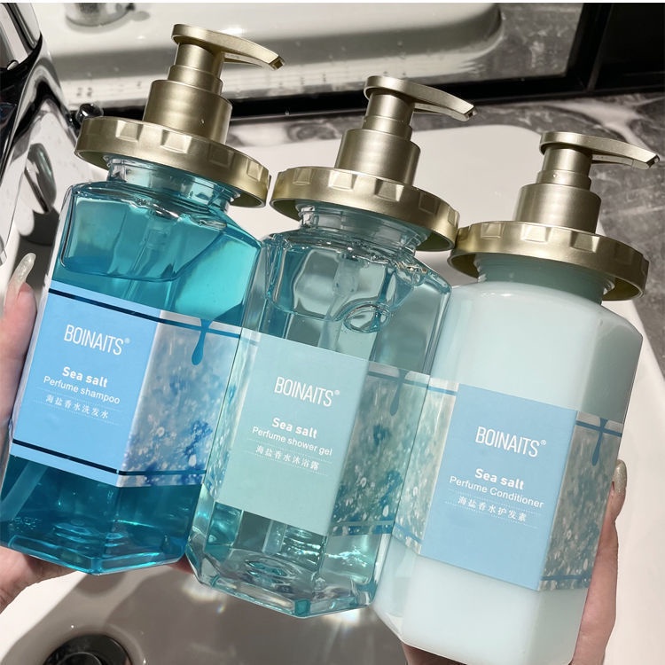 Combo 3 Gội Xả Sữa Tắm Nước Hoa Pháp Hương Hoa Anh Đào Cao Cấp. Set Dầu Gội, Dầu Xả, Sữa Tắm