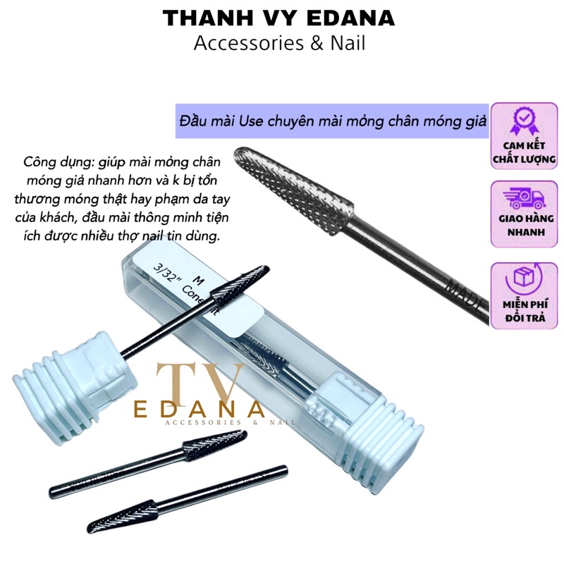 Đầu mài tròn khoé da tay, đầu mài mỏng chân móng giả, đầu mài Use chính hãng [Thanh Vy Nail]