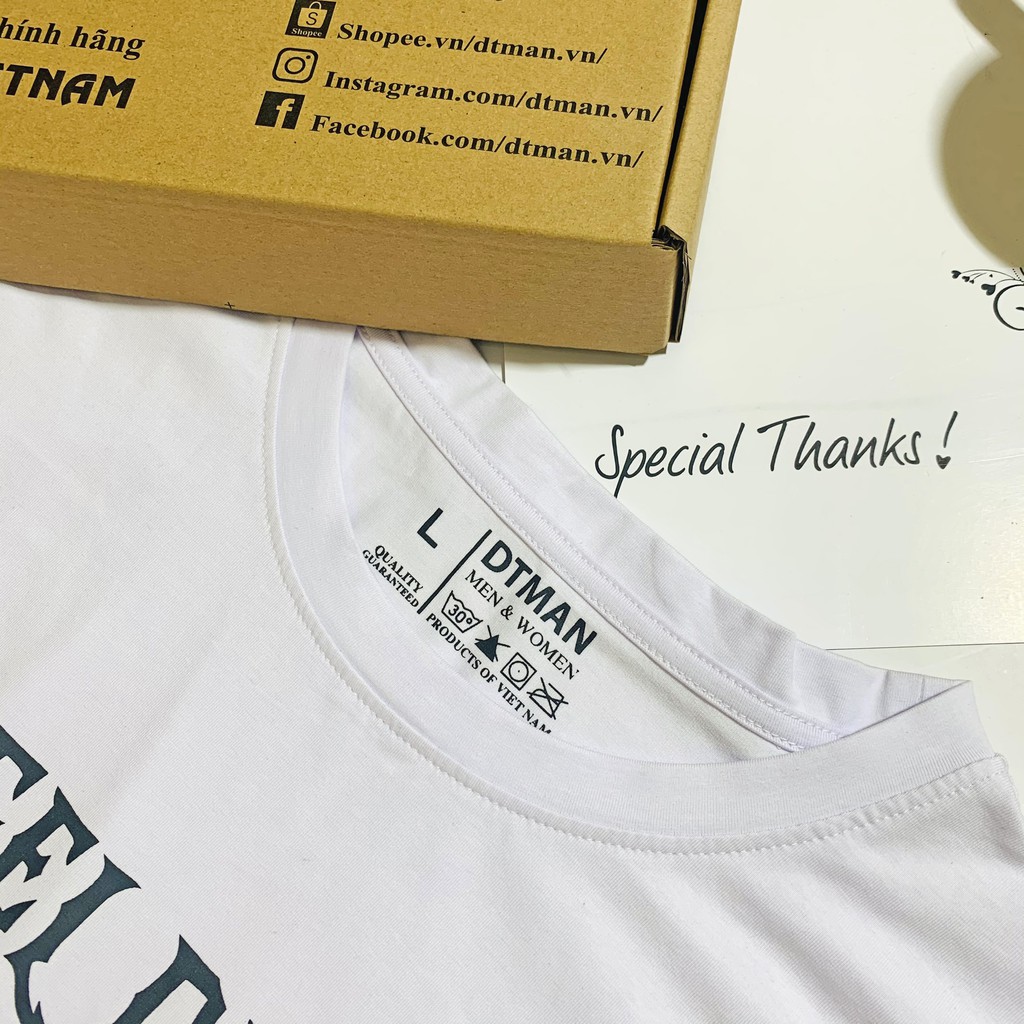 Áo thun tay lỡ Unisex Angel Devil , áo phông nam nữ Form rộng Oversize Cotton hai màu đen trắng | BigBuy360 - bigbuy360.vn