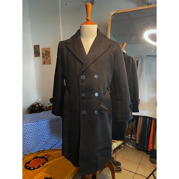 Coat nam dạ hàng gia công 1 size L