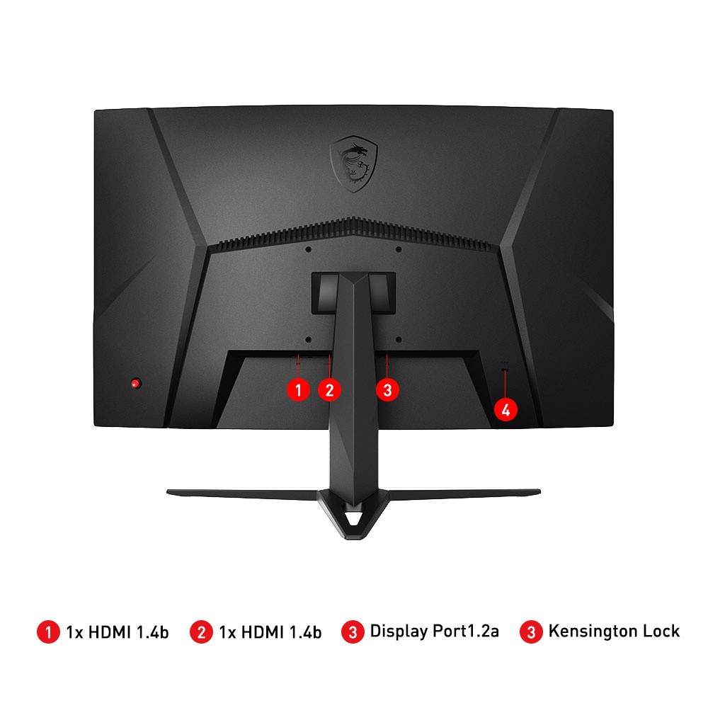 Màn hình cong Gaming MSI Optix G27C4 27&quot; 1ms VA 165Hz chuyên game